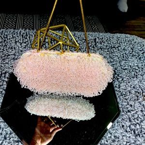 Vintage Beaded Clutch Bag